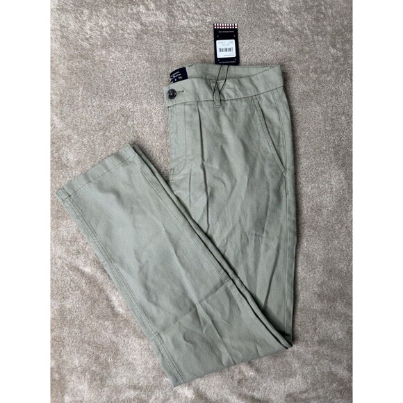 Ben Sherman Men's The Original Chino Pant Slim Fit Size 33x32Tan Linen Blend - Picture 1 of 13